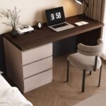 Reversible Corner Writing Table with Drawers