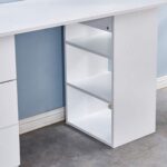 MDF Desk White - 74×120×60 cm - Image 4