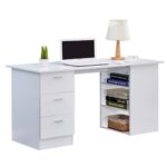 MDF Desk White - 74×120×60 cm - Image 3